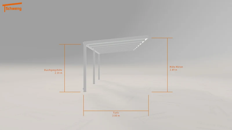 #DE Schweng Terrassenüberdachung S350 (ID rjyq39)