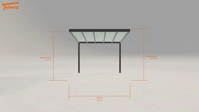 #DE Schweng Terrassenüberdachung S350 (ID 772zqx)