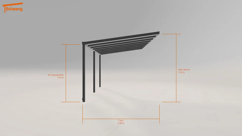 #DE Schweng Terrassenüberdachung S400 (ID 5m7jn4)