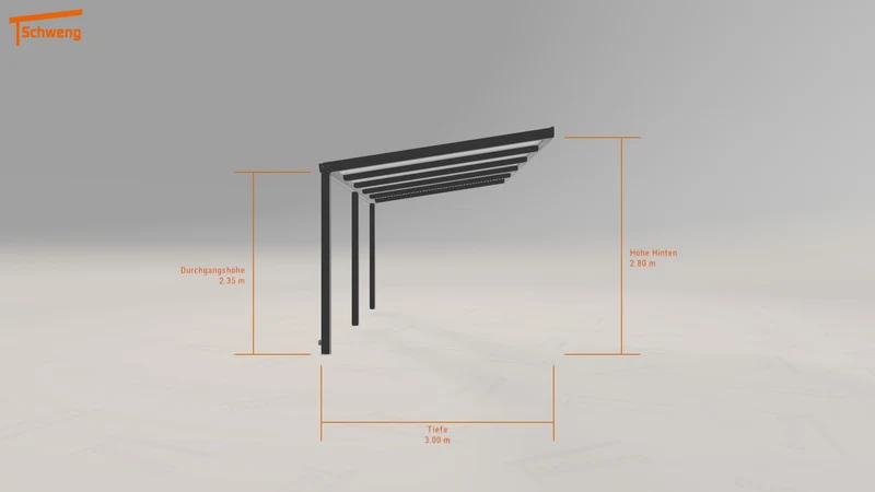 #DE Schweng Pultdachcarport S350 (ID 5m7jyp) #MTG