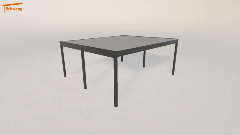 #DE Schweng Flachdachcarport C600 (ID 33yxqp)