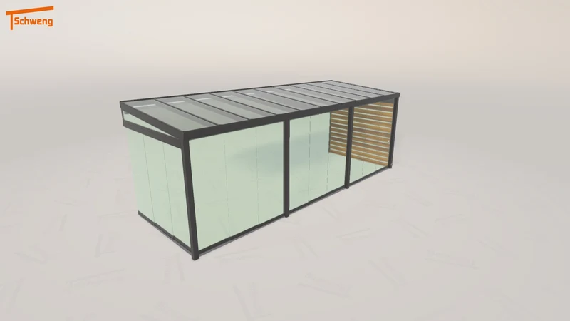 #DE Schweng Terrassenüberdachung S400 (ID ygz5jp)