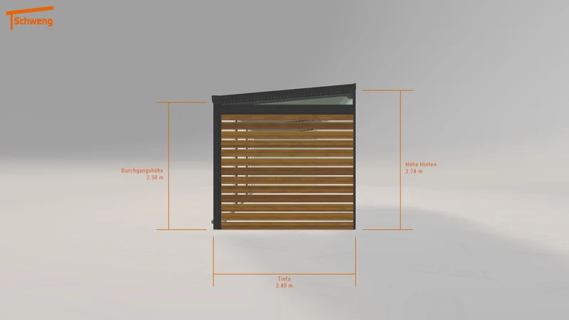 #DE Schweng Terrassenüberdachung S400 (ID ygz5jp)