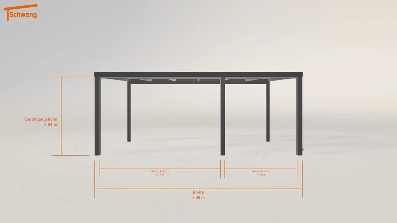 #DE Schweng Terrassenüberdachung S350 (ID pbvkdb)