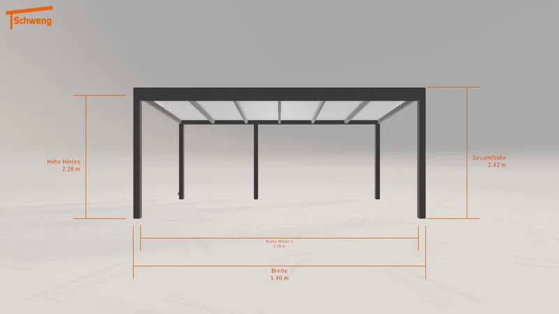 #DE Schweng Terrassenüberdachung S350 (ID pbvkdb)