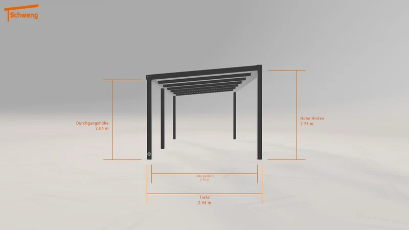 #DE Schweng Terrassenüberdachung S350 (ID pbvkdb)