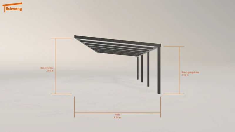 #AT Schweng Terrassenüberdachung S400 (ID 9wrmnp)