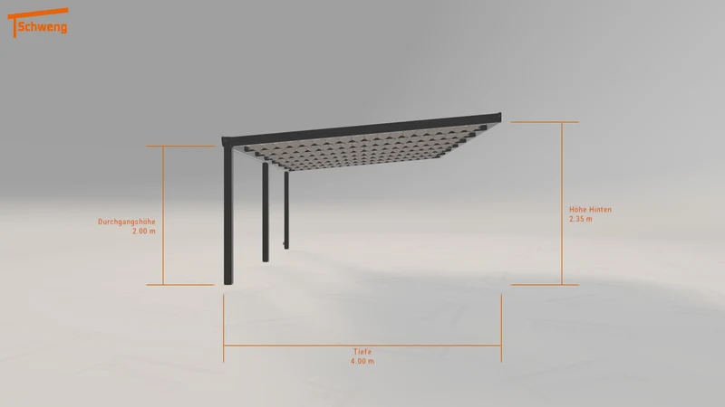#DE Schweng Terrassenüberdachung S400 (ID 425dx5)