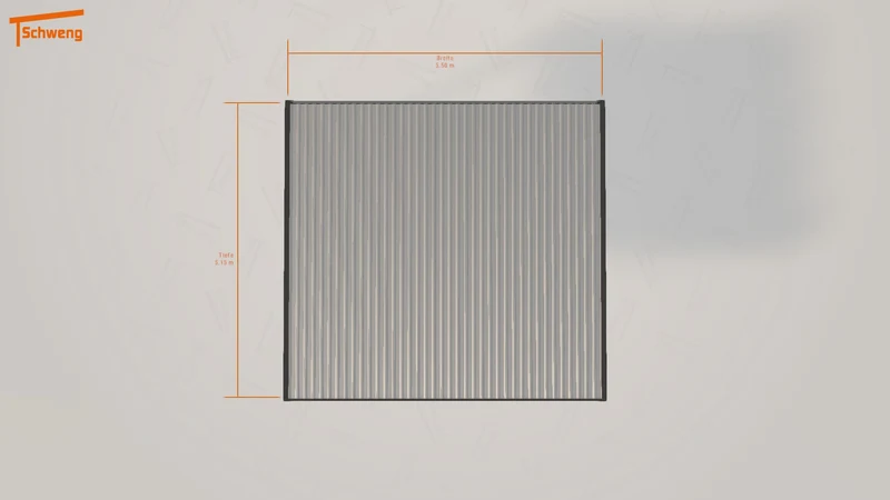#DE Schweng Flachdachcarport C600+ (ID bkdnqg) #MTG