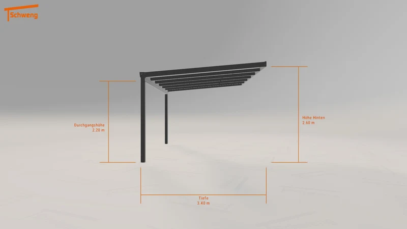 #DE Schweng Terrassenüberdachung S400 (ID g7dqdm)