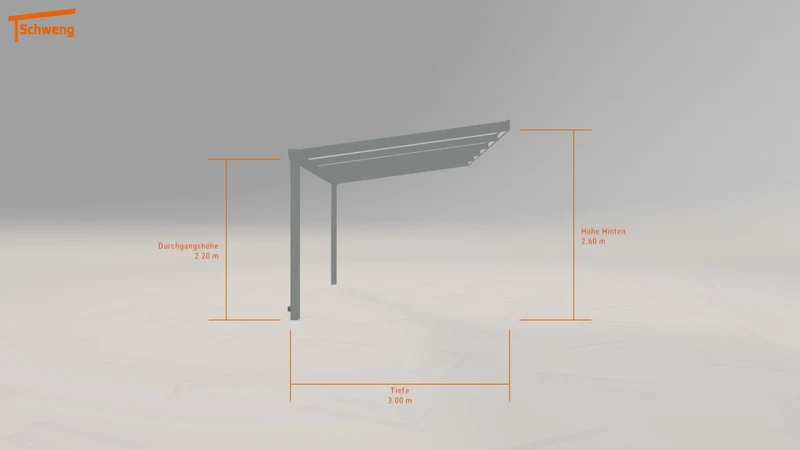#DE Schweng Terrassenüberdachung S400 (ID qd9m7k)