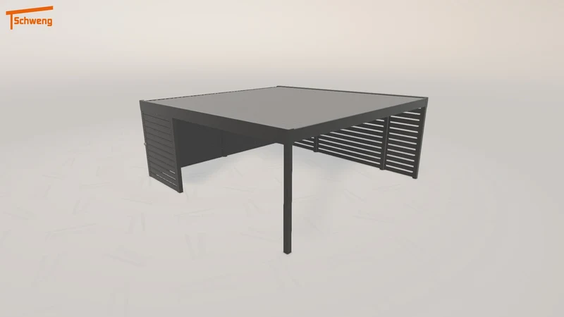 #AT Schweng Flachdachcarport C600+ (ID pbvzy7)