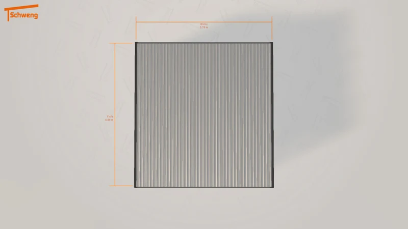#AT Schweng Flachdachcarport C600+ (ID pbvzy7)