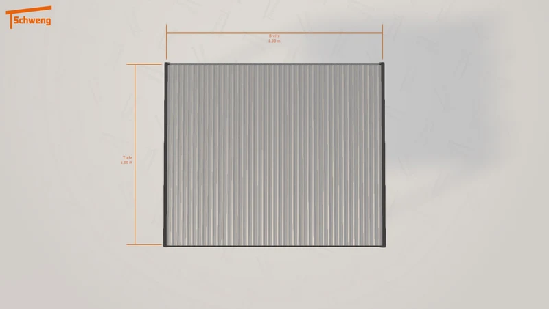 #DE Schweng Flachdachcarport C600 (ID pbvndz)