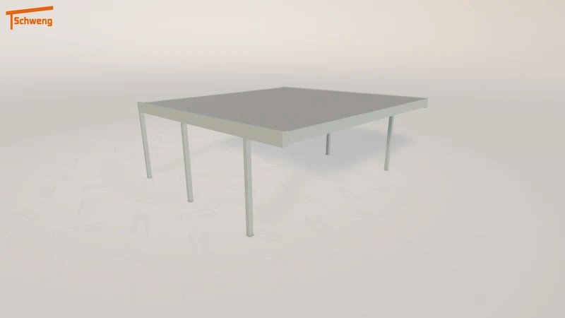 #DE Schweng Flachdachcarport C600 (ID bkd37r) #MTG