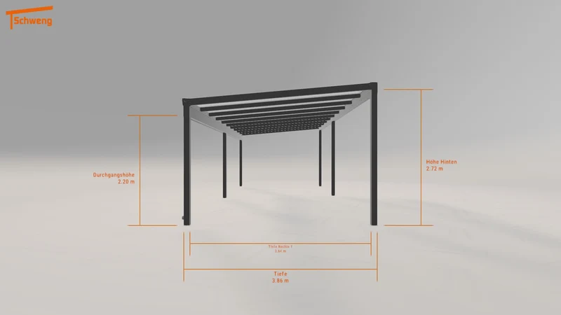 #DE Schweng Terrassenüberdachung S400 (ID qd9r9y)