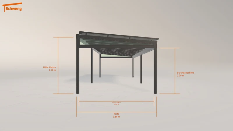 #DE Schweng Terrassenüberdachung S400 (ID mjvzk5)