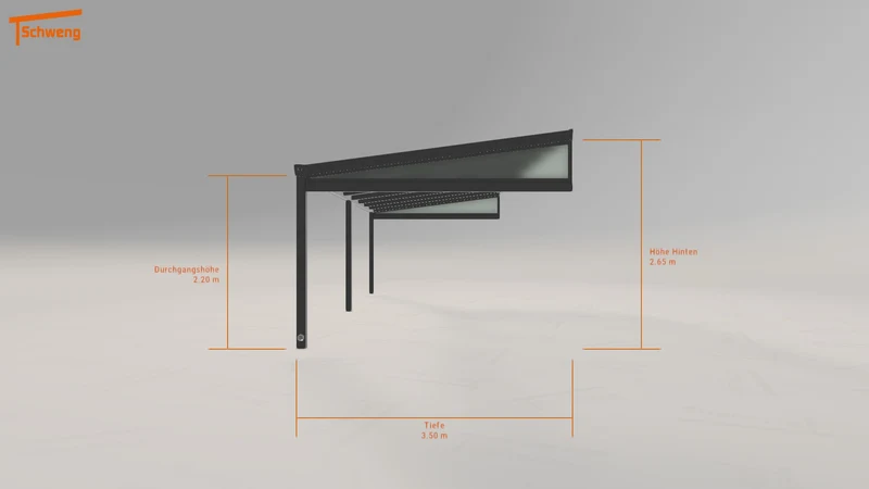 #DE Schweng Terrassenüberdachung S400 (ID ygz49r)