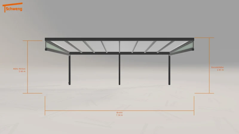 #DE Schweng Terrassenüberdachung S350 (ID dvdg27)