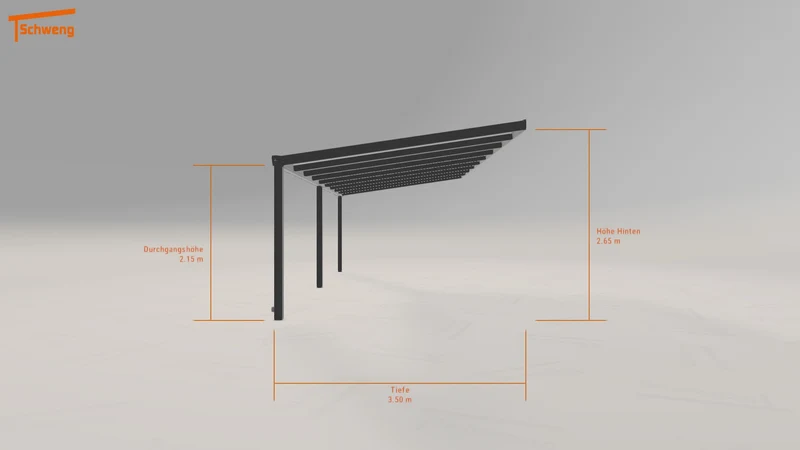 #DE Schweng Terrassenüberdachung S400 (ID 772zj2)
