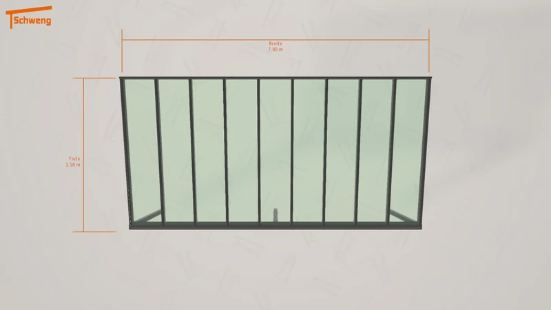 #DE Schweng Terrassenüberdachung S400 (ID 772zj2)