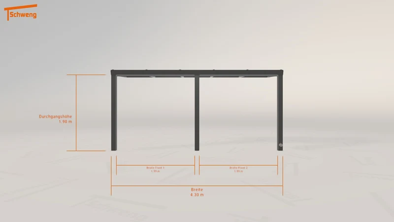 #DE Schweng Terrassenüberdachung S350 (ID ygz4nv)