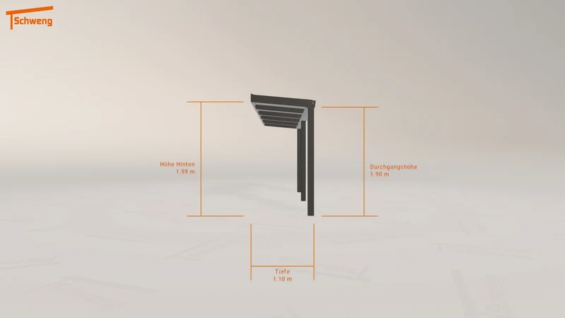 #DE Schweng Terrassenüberdachung S350 (ID ygz4nv)