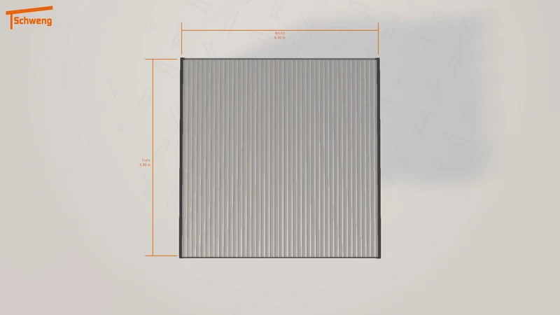 #DE Schweng Flachdachcarport C600 (ID k2vzqg) #MTG
