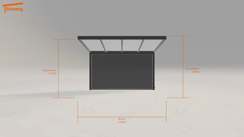 #DE Schweng Terrassenüberdachung S350 (ID ygzprg)