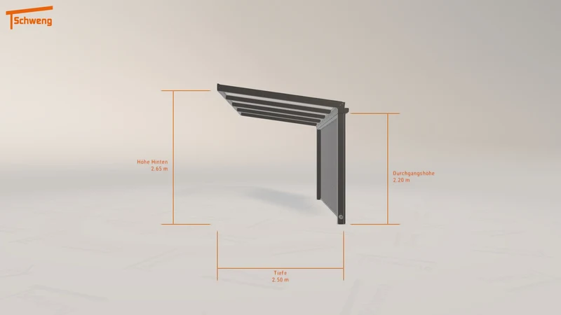 #DE Schweng Terrassenüberdachung S350 (ID ygzprg)