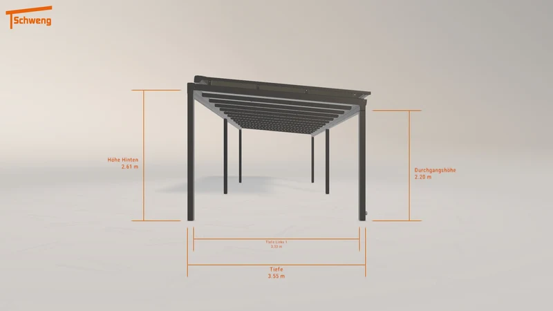 #DE Schweng Terrassenüberdachung S350 (ID 772zdj)