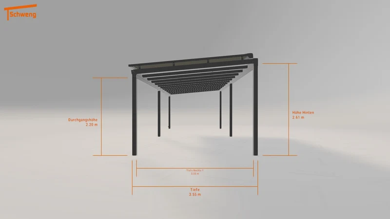 #DE Schweng Terrassenüberdachung S350 (ID 772zdj)