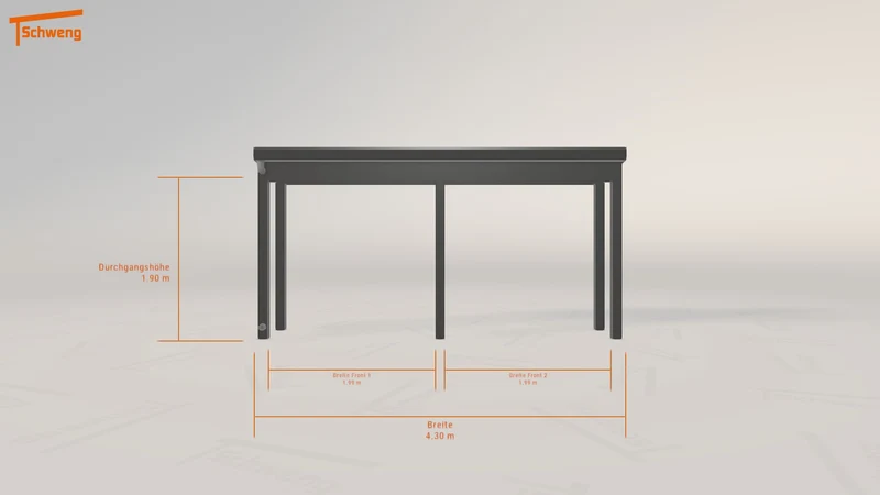 #DE Schweng Terrassenüberdachung S400 (ID g7dqgd)