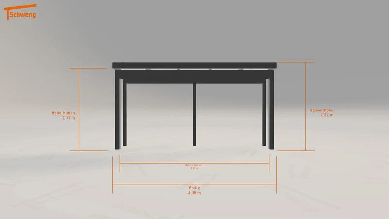 #DE Schweng Terrassenüberdachung S400 (ID g7dqgd)