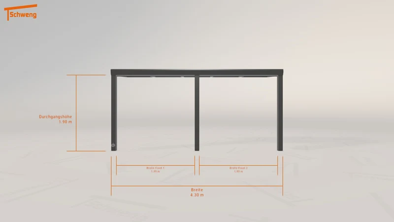 #DE Schweng Terrassenüberdachung S400 (ID bkdng2)