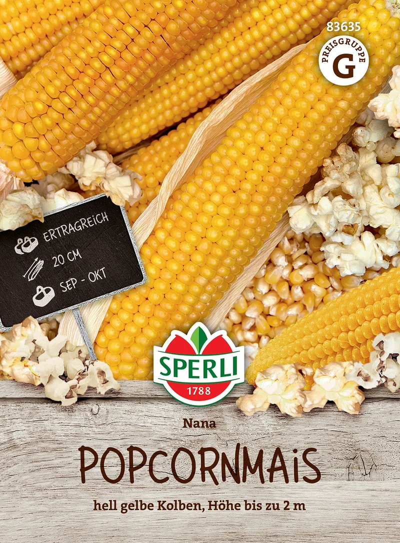 SPERLI Popcornmais-Samen 'Nana', F1