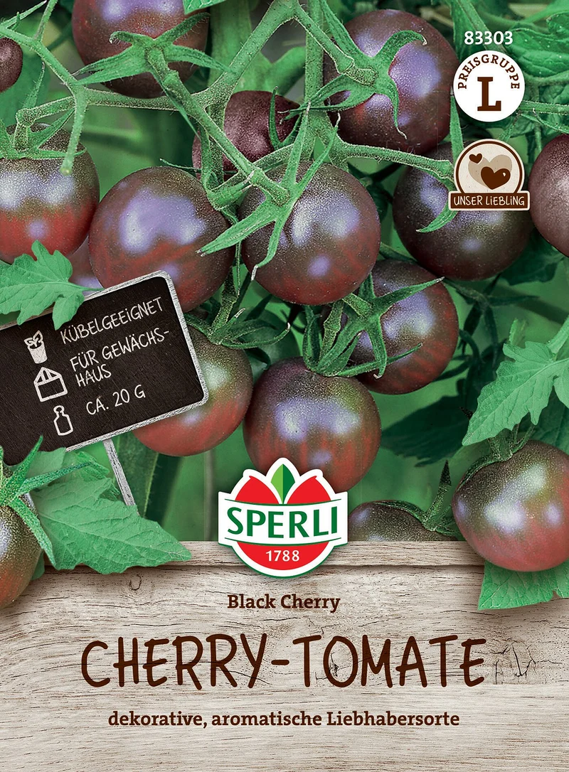 SPERLI Cherrytomaten-Samen 'Black Cherry'