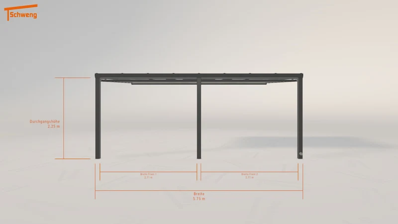 #DE Schweng Terrassenüberdachung S350 (ID rjybjx)