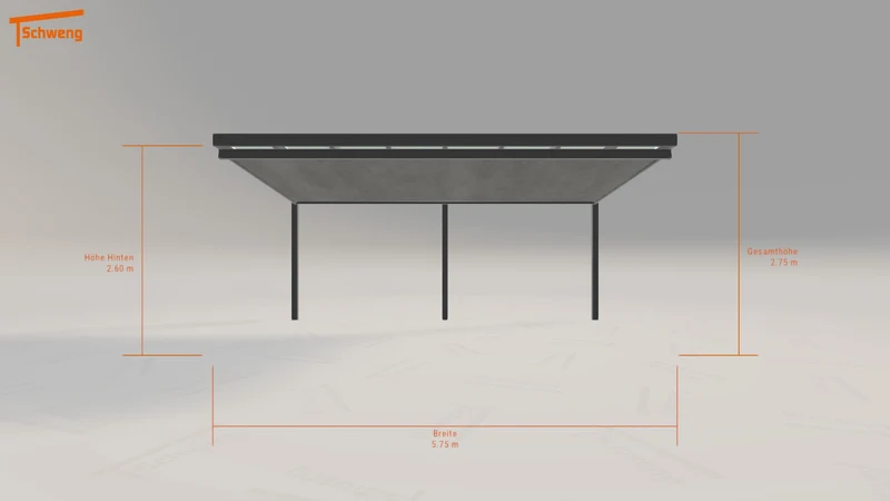 #DE Schweng Terrassenüberdachung S350 (ID rjybjx)