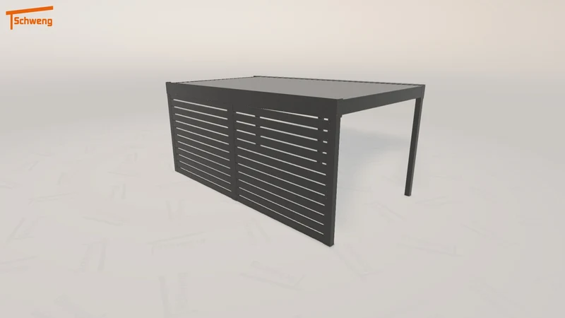 #DE Schweng Flachdachcarport C600 (ID qd94r4)