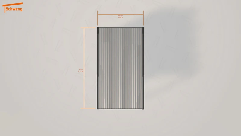 #DE Schweng Flachdachcarport C600 (ID qd94r4)