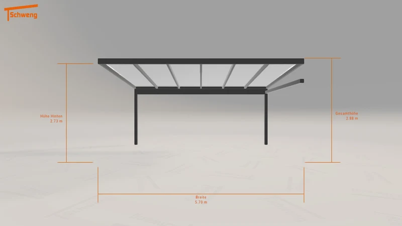 #DE Schweng Terrassenüberdachung S400 (ID k2vpxj)
