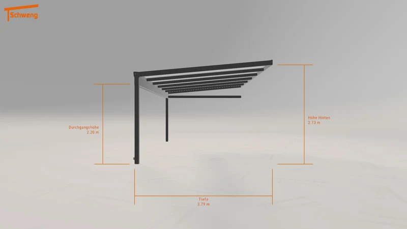 #DE Schweng Terrassenüberdachung S400 (ID k2vpxj)