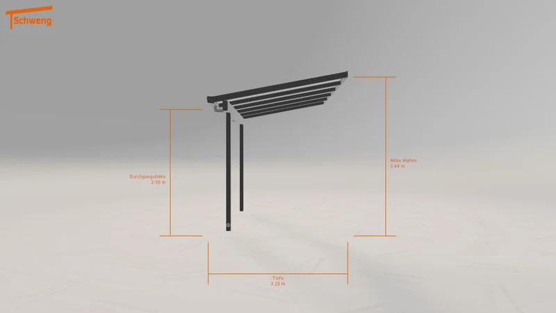 #DE Schweng Terrassenüberdachung S400 (ID 5m7py3)