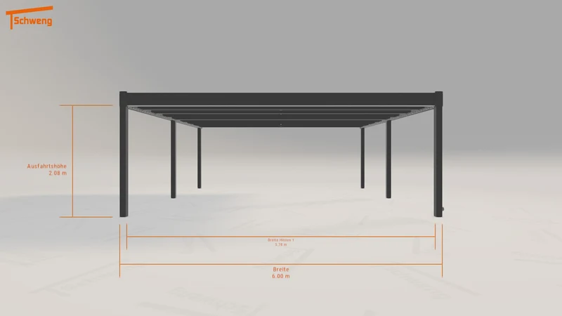 #DE Schweng Flachdachcarport C600 (ID ygzw5g) #MTG