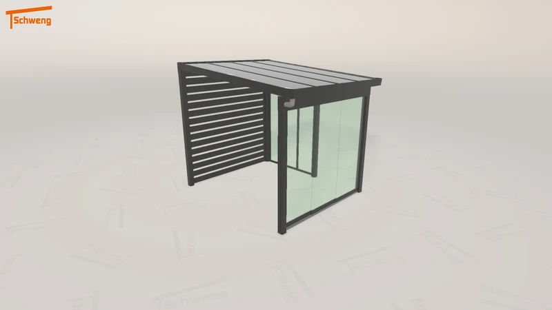 #DE Schweng Terrassenüberdachung S400 (ID k2vp7j)