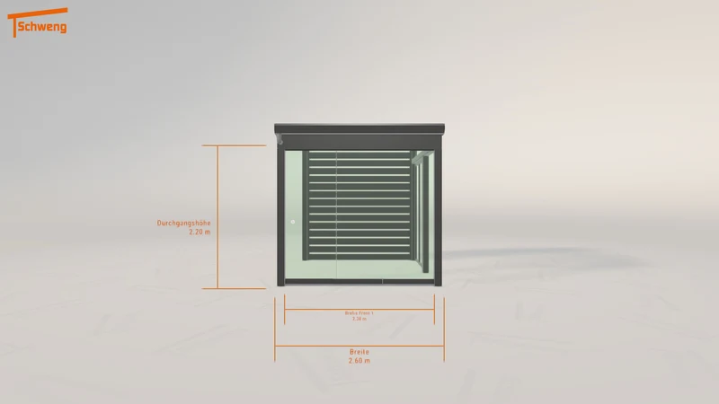 #DE Schweng Terrassenüberdachung S400 (ID k2vp7j)