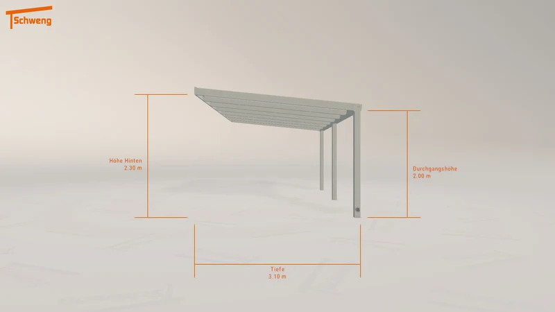 #DE Schweng Terrassenüberdachung S350 (ID pbvrz3)