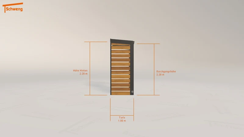 #DE Schweng Terrassenüberdachung S350 (ID 33ymmx)
