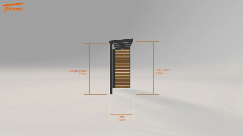 #DE Schweng Terrassenüberdachung S350 (ID 33ymmx)